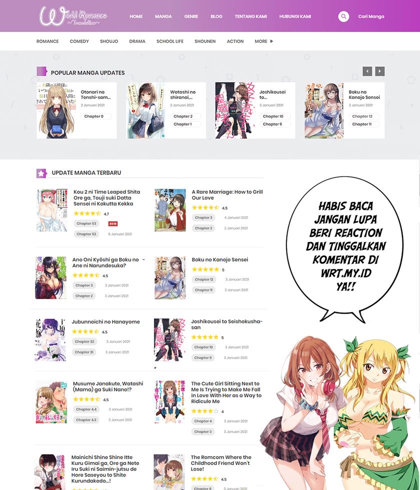 Could You Turn Three Perverted Sisters Into Fine Brides? Chapter 06.2 Bahasa Indonesia